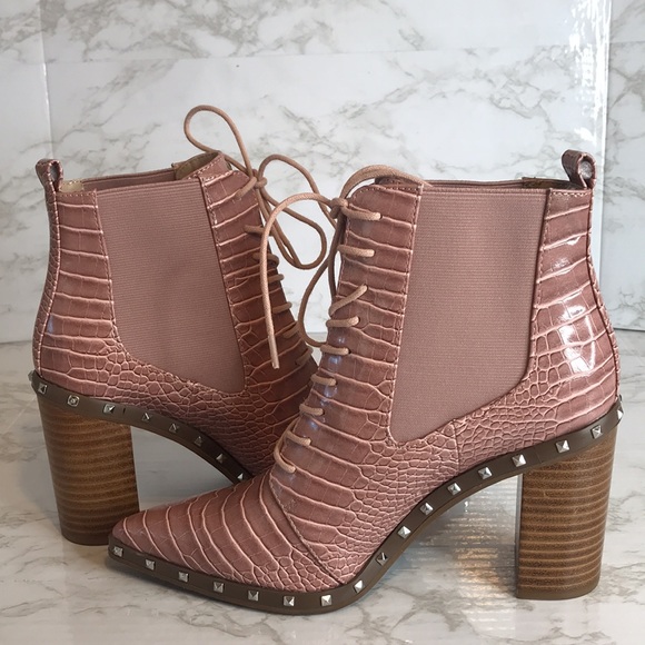 Charles By Charles David Debate studded chunky block heel Booties size 8 - Picture 7 of 11